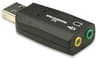 MANHATTAN 150859 ADAPTADOR DE SONIDO 2.1 (VIRTUAL 5.1) POR MEDIO USB 