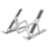 Soporte Plegable Para Notebook Marca Klip Xtreme Modelo Flexit De Aluminio Apto Para Equipos De 11" a 15.6" Color Plateado Clasico KAS-003