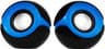 Bocina Argom 1026 6Watts RMS Conexión 3.5MM Color Negro Con Azul