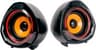 Bocina Argom 1048 5Watts RMS Conexión 3.5MM Color Negro Con Naranja