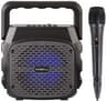 BOCINA ARGOM 3010BK CONEXION BLUETOOTH RANURA PARA MICRO-SD Y PUERTO USB POTENCIA DE 5 WATTS CON MICROFONO Y LUZ LED