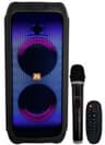 BOCINA ARGOM 4065BK CONEXION BLUETOOTH CON LUZ LED MICROFONO Y CONTROL POTENCIA DE 65 WATTS RMS
