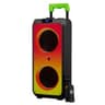 Bocina Bluetooth Marca Klip Xtreme Modelo BoomFire Pro II KLS-663 Con LED Potencia Maxima De Salida RMS (Root Mean Square) De 200 Watts (RMS) Bateria De 4000mAh Puerto USB, MicroSD Hasta 32GB, Color Negro Con 1 Microfono