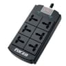  REGLETA C/ SUPRESOR DE PICOS FORZA FSP-06MN  6TOMAS UNIVERSAL