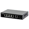 Switch Gigabit Ethernet PoE+ Marca INTELLINET Modelo 561822 De 5 Puertos Con Un Puerto SFP