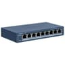 Switch PoE Marca Hikvision Modelo DS-3E1309P-EI/M De 8 Puertos 10/100Mbps Con 1 Puerto Gigabit