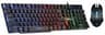 TECLADO+MOUSE ARGOM KB51 INGLES USB PARA GAMING  2051BK