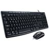Combo Marca Logitech Modelo MK200 Conexion USB Incluye Teclado En Espanol Y Mouse Optico Color Negro