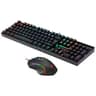 Combo Redragon Modelo K551RGB 1 SP Incluye Teclado Modelo Mitra K551 En Espanol Con Switch Red Y Mouse Modelo Griffin M607