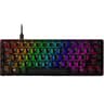 TECLADO HYPERX ALLOY ORIGINS 60 RED INGLES NEGRO