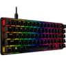 TECLADO HYPERX ALLOY ORIGINS 65 INGLES AQUA NEGRO 56R64AA#ABA