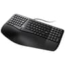 Teclado Ergonomico Marca KlipXtreme Modelo Evolve KBK-260S Conexion USB En Espanol