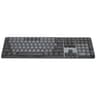 Teclado Inalambrico Marca Logitech Modelo MX Mechanical En Espanol Color Gris Conexion Bluetooth O Con Receptor