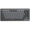 Teclado Inalambrico Marca Logitech Modelo MX Mechanical Mini En Espanol Color Gris Con RGB Conexion Bluetooth O Con Receptor