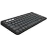 Teclado Inalambrico Marca Logitech Modelo Pebble Keys 2 K380S Multi-Dispositivo Color Grafito En Espanol ConexionBluetooth