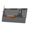 Teclado Para Gamers Marca Redragon Modelo OLAF K648GG RGB Con Switches Red Color Gris En Ingles