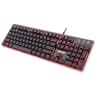 Teclado Para Gamers Modelo Dyaus 2 K509 De Membrana Marca Redragon Con RGB Idioma En EspanolColorNegro