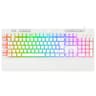 Teclado Para Gamers Modelo Shiva K512 De Membrana Marca Redragon Con RGB Idioma En Espanol Color Blanco
