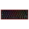 Teclado Para Gamers Modelo Fizz Pro K616-RGB Marca Redragon Con Switch Red Y RGB Idioma En Espanol Color Negro