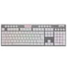 Teclado Inalambrico Modelo Horus K618 Marca Redragon Con Switch Red Y RGB Idioma En Espanol Color Blanco