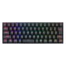 Teclado Modelo Dragonborn K630 Marca Redragon Con RGB Switch Red Idioma En Espanol Conexion USB-C Color Negro