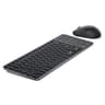 Combo Inalambrico De Teclado Y Mouse Recargables Marca Dell Modelo Pro 7 Idioma Espanol Color Negro 