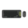 Combo Inalambrico Marca Logitech Modelo POP Icon Color Verde Con Negro Con TecladoEnEspanol