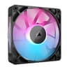 Ventilador Para Case Marca CORSAIR Modelo iCUE LINK RX120 RGB PWM De 120 mm Color Negro Kit De 3 Unidades