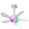 Ventilador De Techo Marca Nexxt Solutions Modelo NHA-F100 2 En 1 Con Lampara Smart