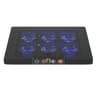 Base Para Notebook Marca Xtech Modelo Tuuli Con 6 Ventiladores Y LED Azul XTA-161
