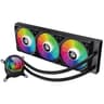 Liquid Cooler ARGB Para CPU Marca Redragon Modelo CCW 1018 De 360mm Con 3 Ventiladores De 120mm Cada Uno Color Negro