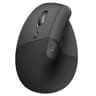 Mouse Inalambrico Vertical Marca Logitech Modelo Lift Left Ergonomico Color Negro Conexion Bluetooth O Receptor USB Para Zurdos