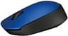 Mouse Wireless Marca Logitech Modelo M170 Color Azul Conexion Con Receptor