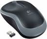 Mouse Inalambrico Marca Logitech Modelo M185 Con 1000 De DPI Color Gris Conexion Con Receptor