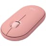 Mouse Inalambrico Marca Logitech Modelo Pebble 2 M350S Con 4000 De DPI Color Rosa Conexion Bluetooth