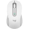 Mouse Inalambrico Marca Logitech Modelo Signature M650 Tamano Grande Color Blanco Conexion Bluetooth O Con Receptor