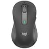 Mouse Inalambrico Marca Logitech Modelo Signature M650 Tamano Grande Color Gris Grafito Para Zurdos Conexion Bluetooth O Con Receptor