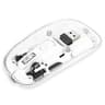 Mouse Inalambrico Marca Manhattan Modelo 190275 Color Transparente Con BlancoDe4Botones