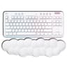 Teclado Inalambrico Para Gamers Marca Logitech Modelo G715 LIGHTSPEED Tactil Color Blanco En Ingles Conexion Bluetooth 