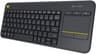 Teclado Inalambrico Marca Logitech Modelo K400 Plus En Espanol Con Touchpad Conexion Con Receptor