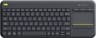 Teclado Inalambrico Marca Logitech Modelo K400 Plus En Ingles Con Touchpad Conexion Con Receptor