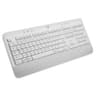 Teclado Inalambrico Marca Logitech Modelo Signature K650 En Espanol Color Blanco Conexion Bluetooth O Con Receptor