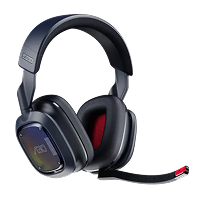 Audifono Inalambrico Para Gamers Marca Logitech Modelo Astro A30 Lightspeed Color Azul con Rojo Para Xbox y PC