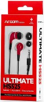 AUDIFONO ARGOM HS-525R IN-EAR ROJO 3.5mm