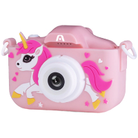 Camara Digital Marca Argom Modelo Magix Pix 81 Para Ninos Pantalla De 2" Con 40 Megapixeles Zoom Digital 8X Color Rosado