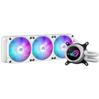 Enfriamiento Liquido Marca ASUS Modelo ROG Strix LC III 360 ARGB White Edition Para CPU