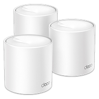Router Mesh Marca Tp Link Modelo Deco X10 WiFi 6 AX1500 Para Interior Paquete De 3 Unidades