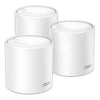Router Mesh Marca Tp Link Modelo Deco X50 WiFi 6 AX3000 Para Interior Paquete De 3 Unidades